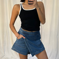 Rosemary Denim Skort Blue