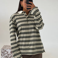 Arna Rugby Sweater Beige