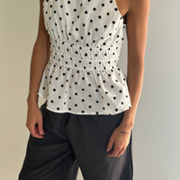 Eloise Top Black/White
