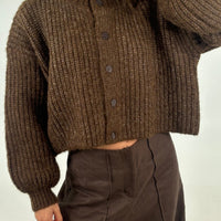Valley Cardigan Chocolate