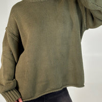 Nikova Knit Jumper Army
