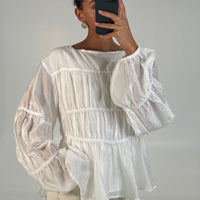 Jemimah Top White