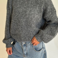 Amber Knit Charcoal