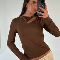 Ollie Long Sleeve Chocolate