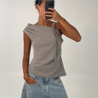 Pasha Top Grey