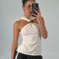 Cleo Top White