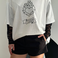 Tequila Lace Tee White