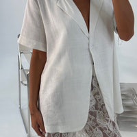 Karla Short Sleeve Shirt White