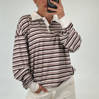Wynter Rugby Sweater Berry