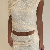 Briony Set Cream - FINAL SALE