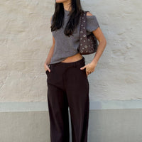 Sharna Pant Dark Brown
