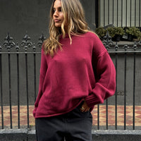 Nikova Knit Jumper Wine