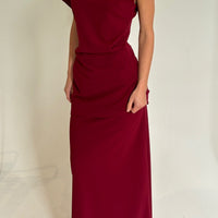 Bell Maxi Skirt Wine - FINAL SALE