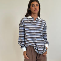 Jodie Rugby Top Blue