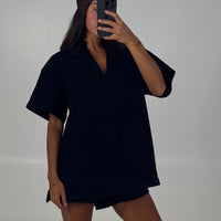 Rosemary Denim Shirt Washed Black