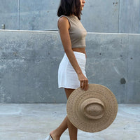 Selby Mini Skirt White