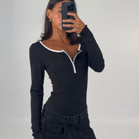 Ayla Bodysuit Black