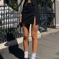 The Lola Mini Skirt Black