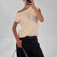 Kaisha Crop Knit Cream