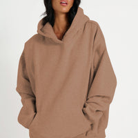 Unisex Roman Oversize Hoodie Choc