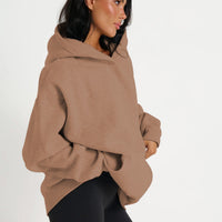 Unisex Roman Oversize Hoodie Choc