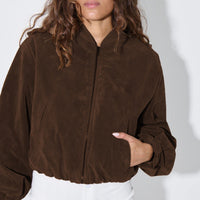Clara Bomber Chocolate