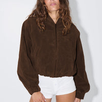 Clara Bomber Chocolate
