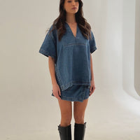 Rosemary Denim Shirt Blue