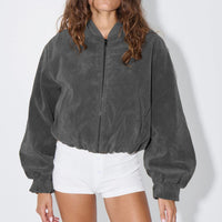 Clara Bomber Grey