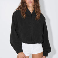 Clara Bomber Black