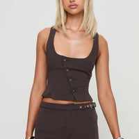 Airi Top Brown