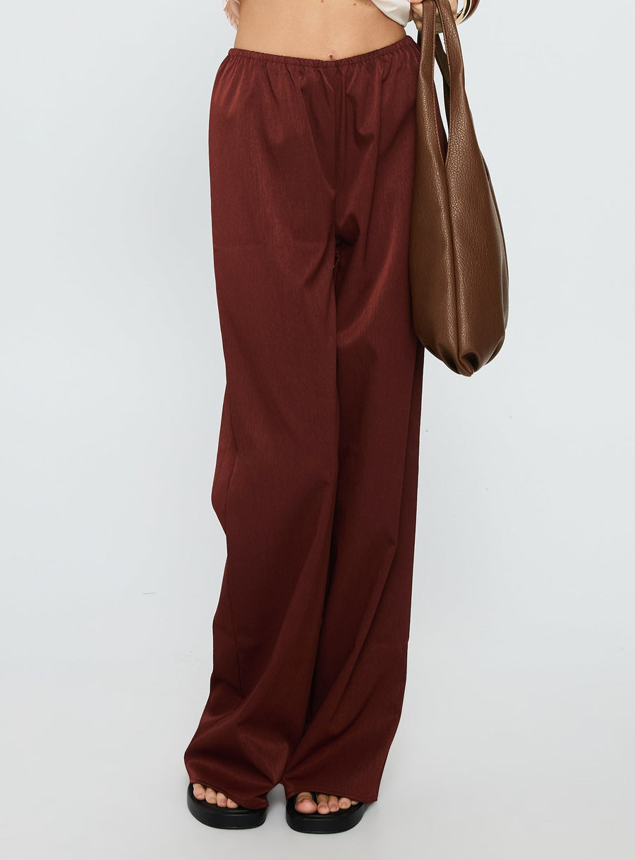 Dorie Straight Leg Pants Chocolate