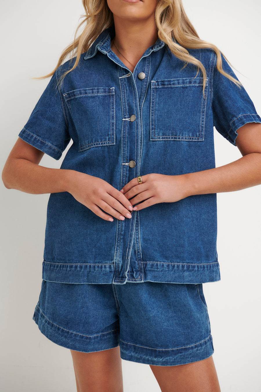 Sally Shirt Dark Blue