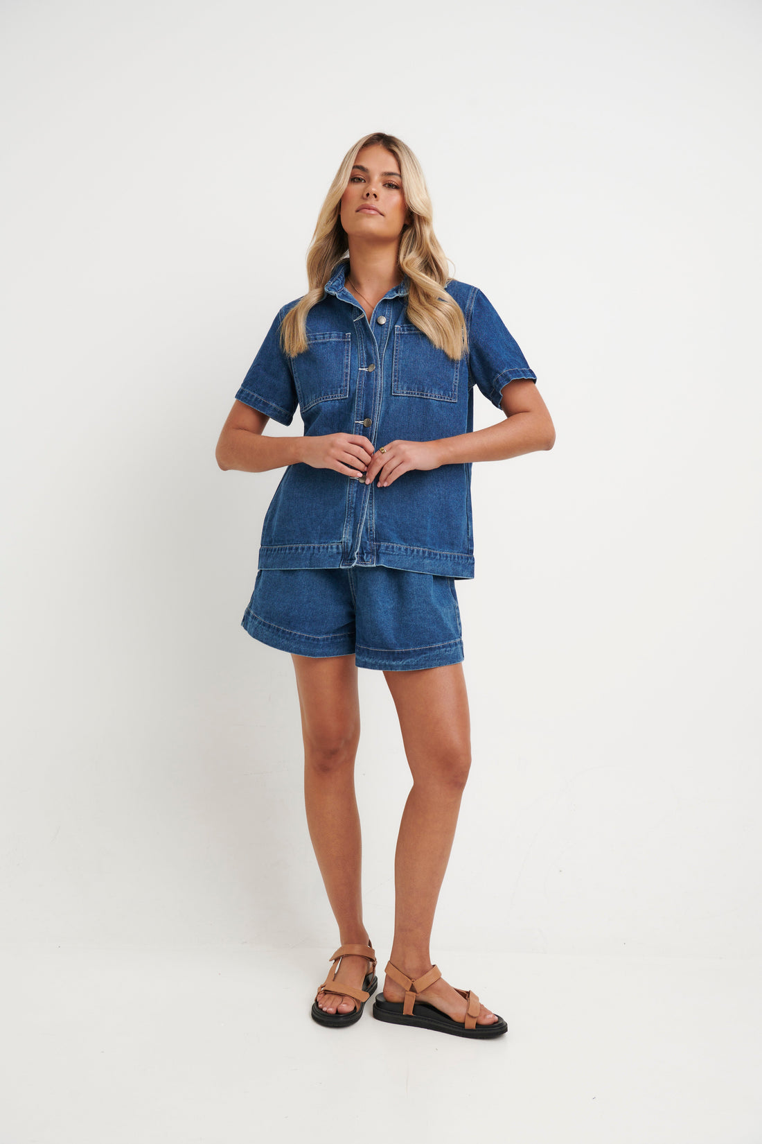 Sally Shirt Dark Blue