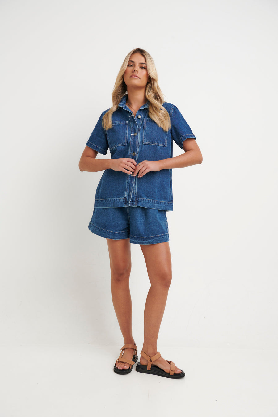 Sally Shirt Dark Blue