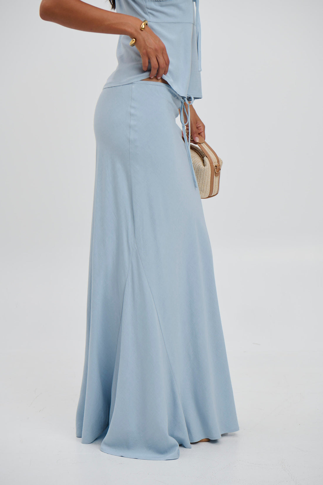Avalon Maxi Skirt Baby Blue