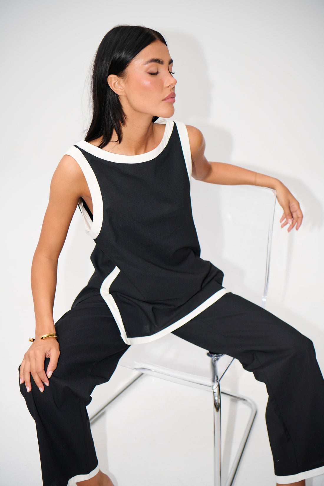 Pia Top Black - FINAL SALE