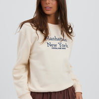 Manhattan Sweater Cream - FINAL SALE