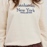 Manhattan Sweater Cream - FINAL SALE