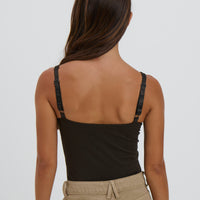 Je Taime Bodysuit Chocolate