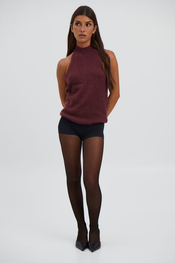 Angie Top Burgundy