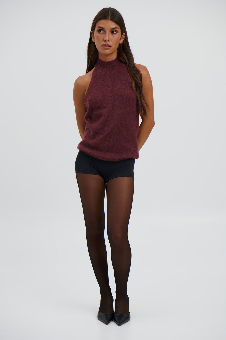 Angie Top Burgundy