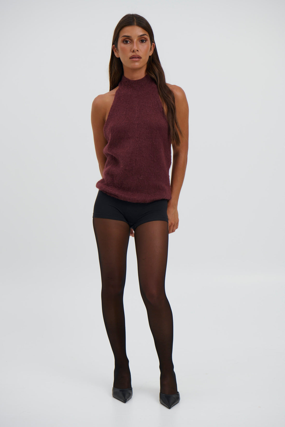 Angie Top Burgundy