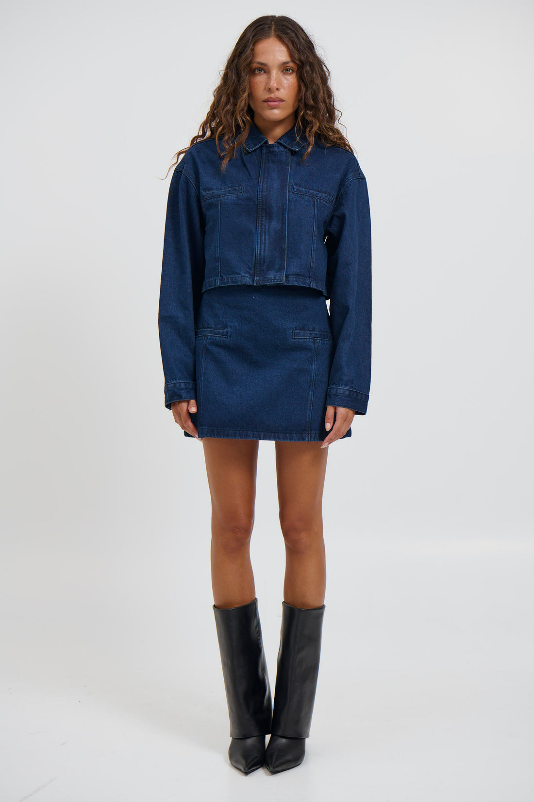 Evelyn Denim Skirt Indigo - FINAL SALE