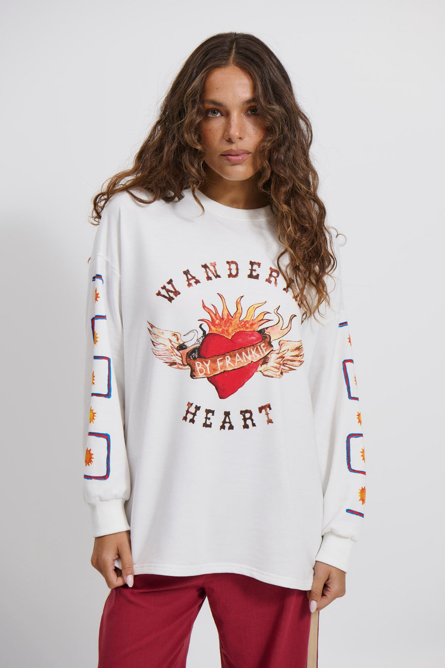 Wandering Hearts Top White