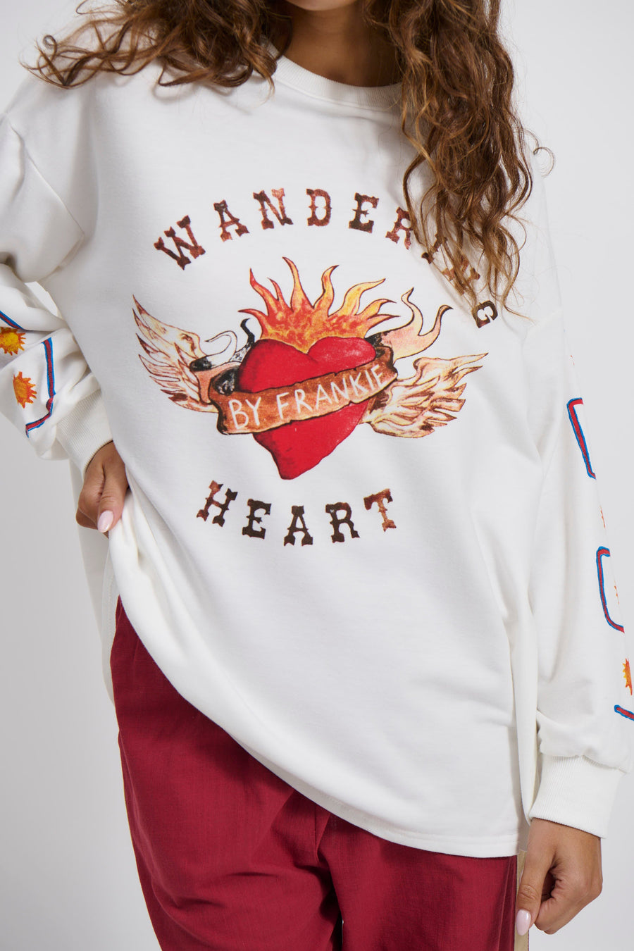 Wandering Hearts Top White