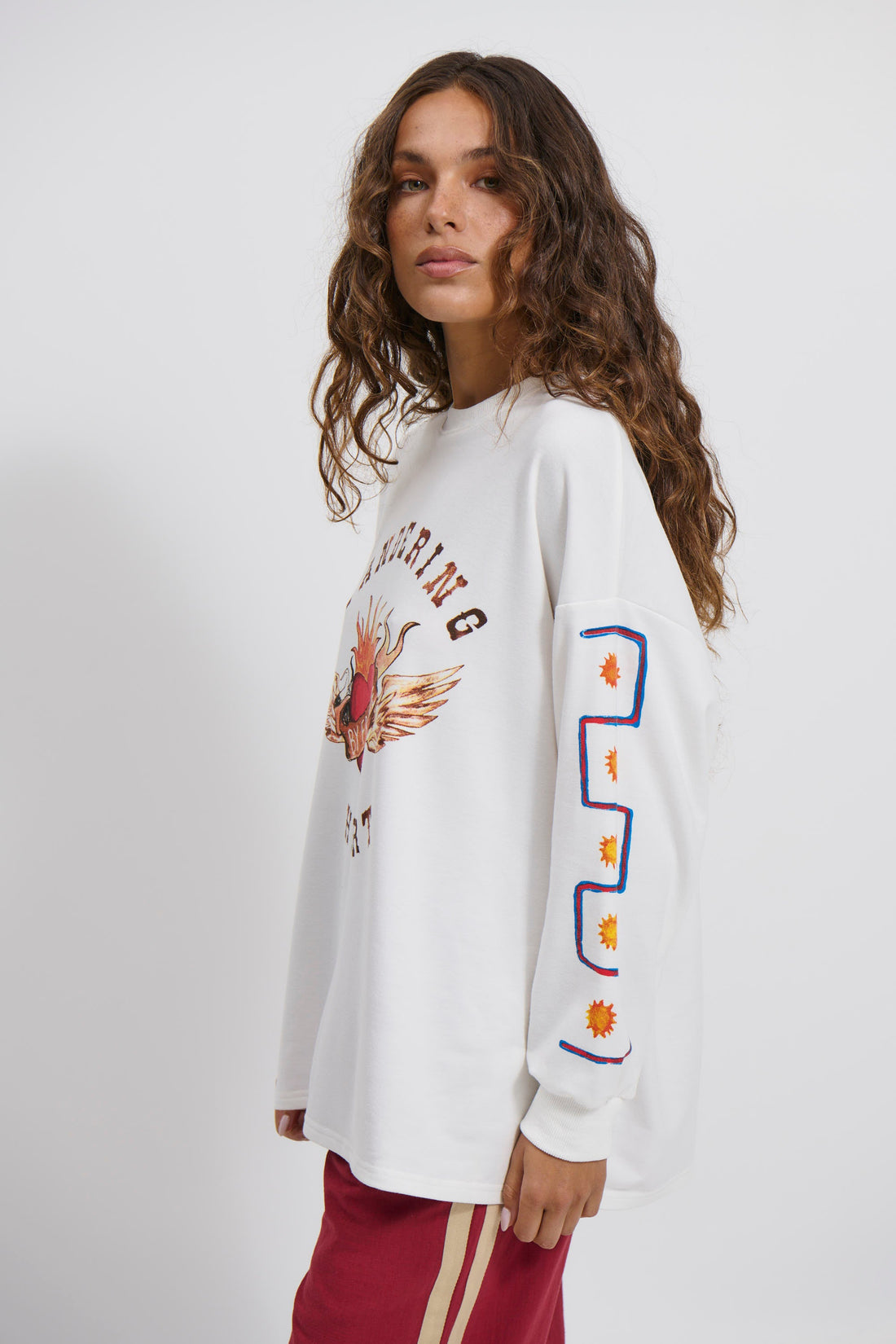 Wandering Hearts Top White