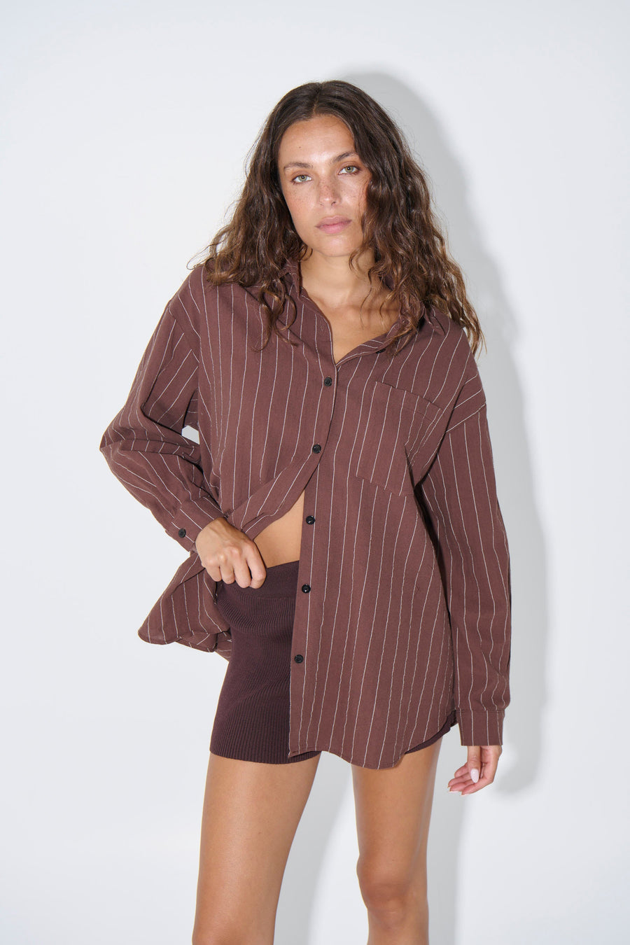 Saski Shirt Chocolate