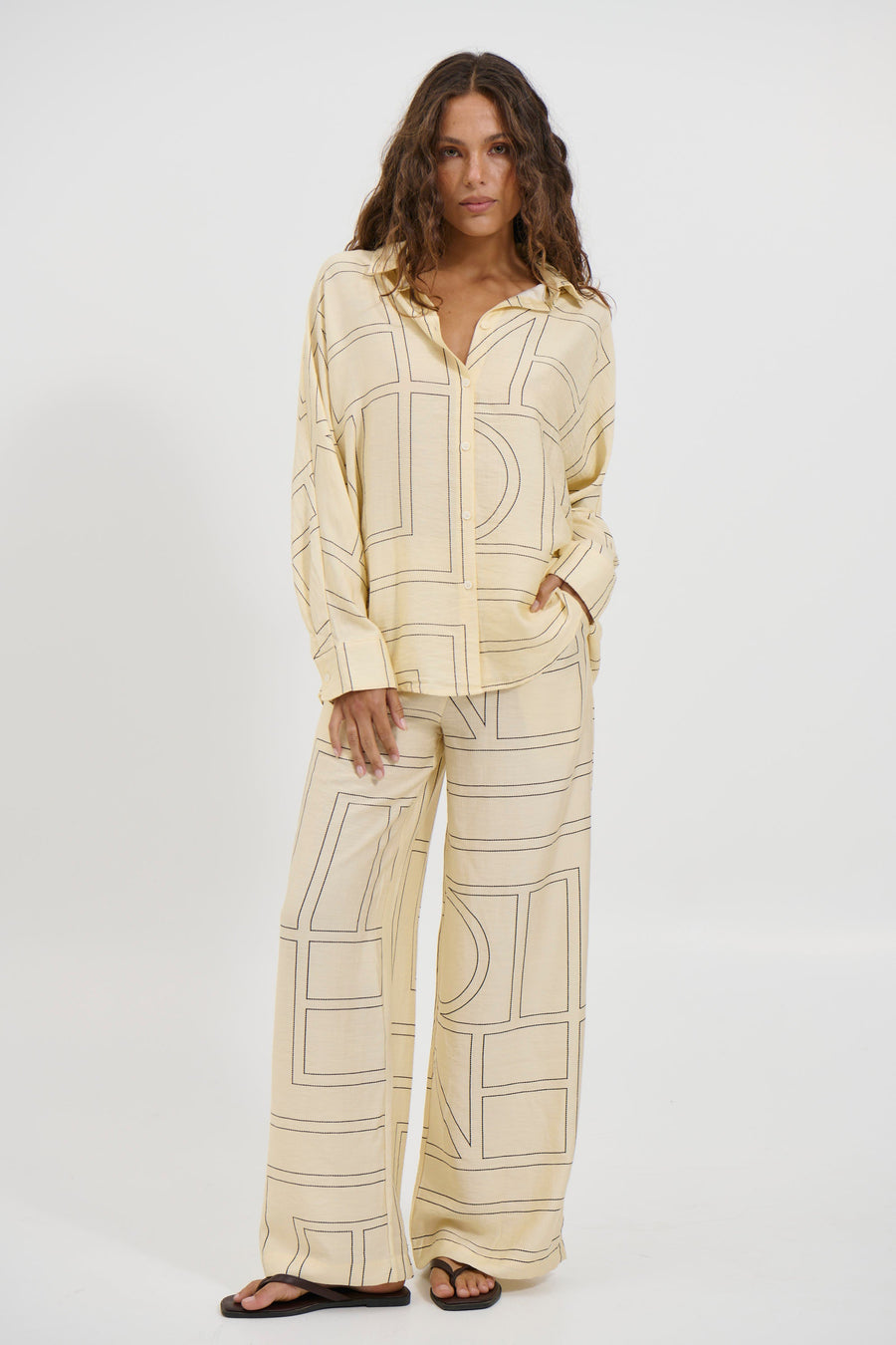 Tassie Long Sleeve Top Cream