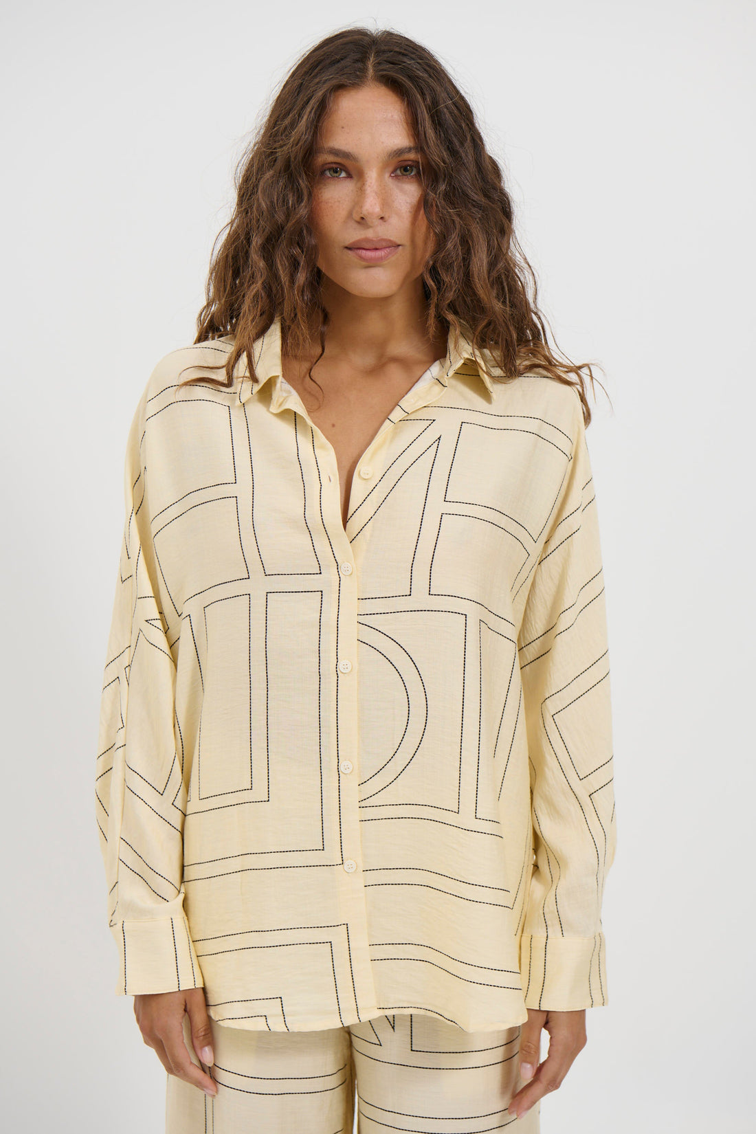 Tassie Long Sleeve Top Cream